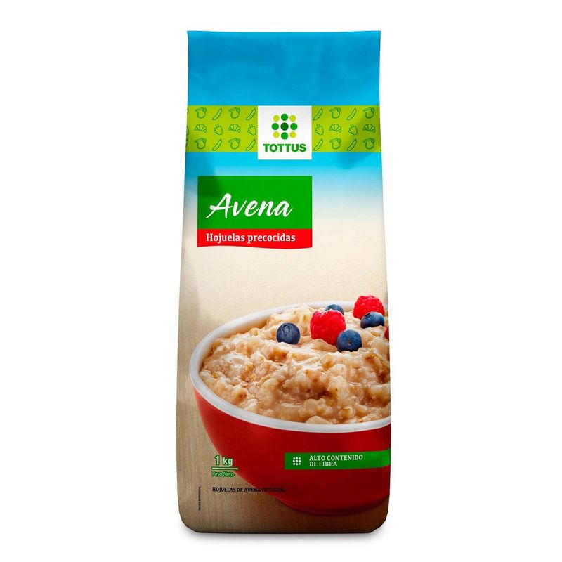 TOTTUS - Avena Hojuelas Precocidas Tottus 1kg
