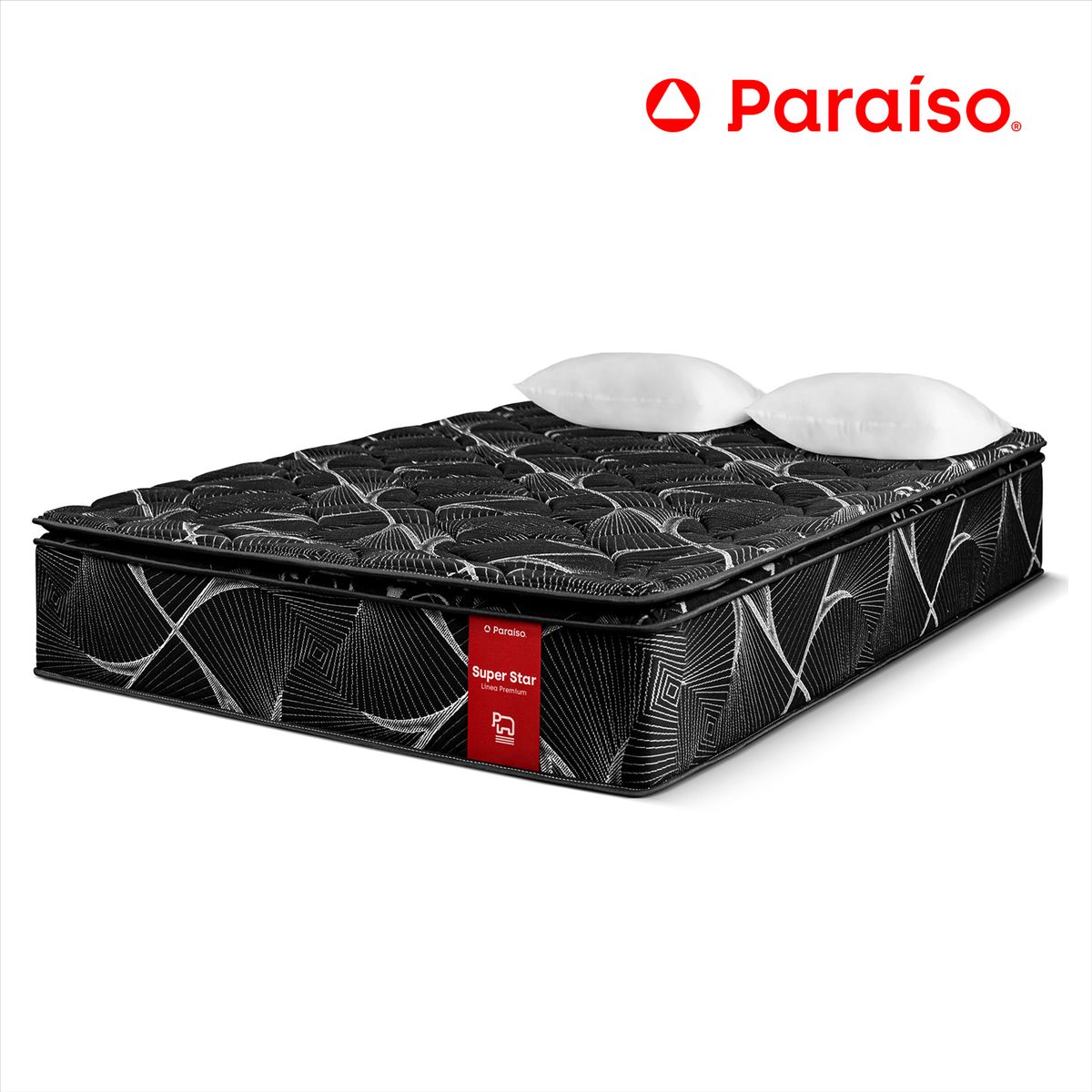 PARAISO - Colchon Super Star Negro King Size