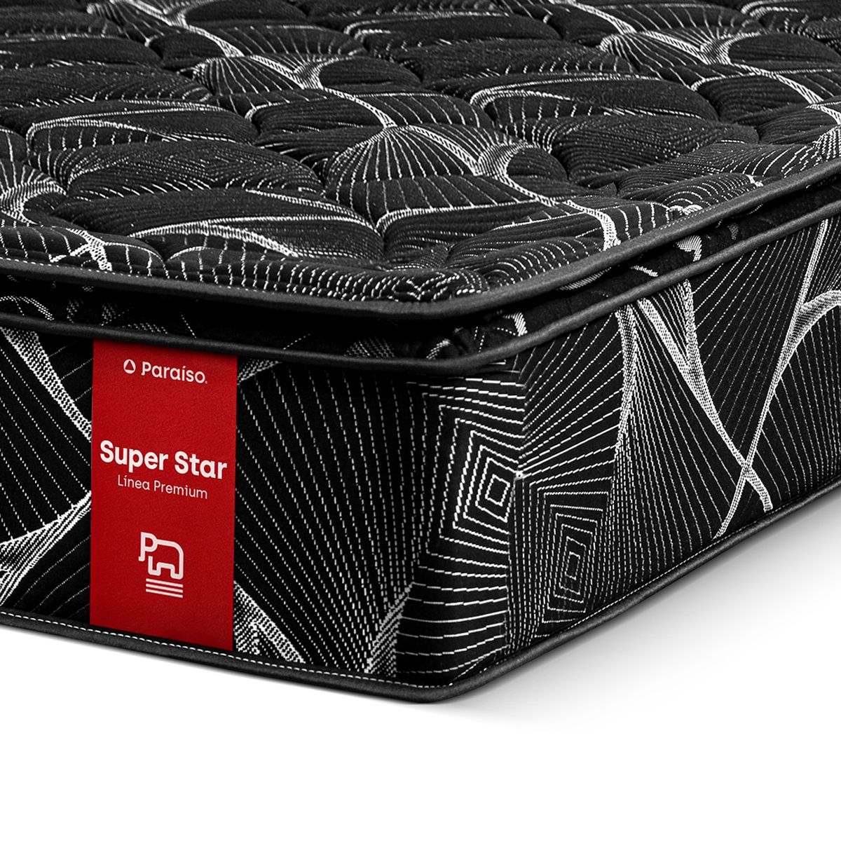 PARAISO - Colchon Super Star Negro King Size