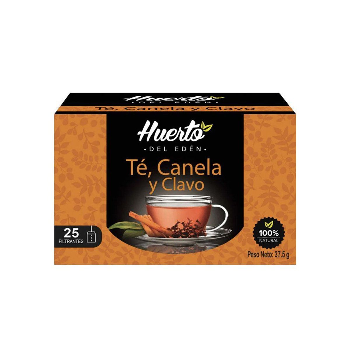 HUERTO DEL EDEN - Infusión Huerto del Eden Té Canela y Clavo Caja 25 Sobres