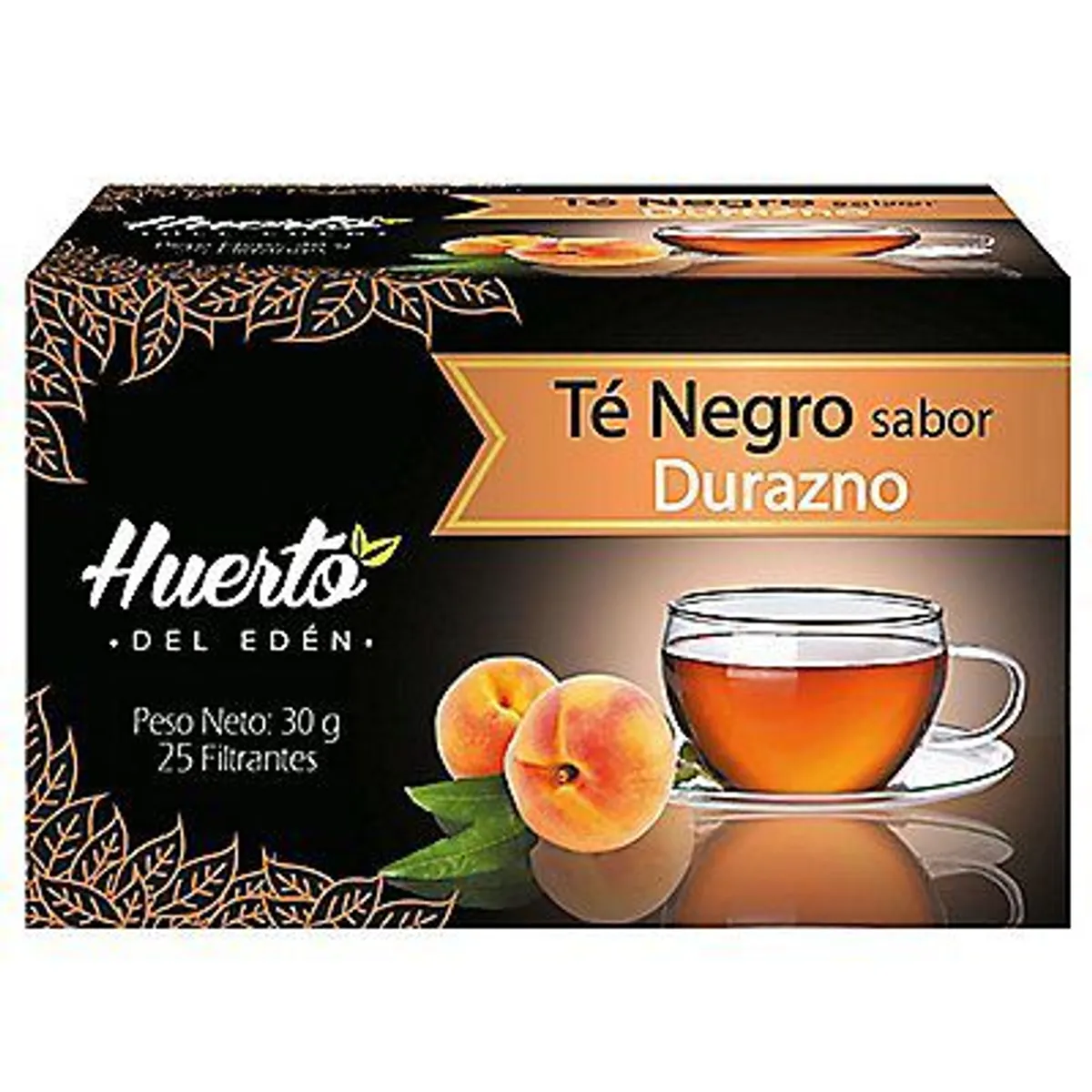 HUERTO DEL EDEN - Infusión Huerto del Eden Té Durazno Caja 25 Sobres