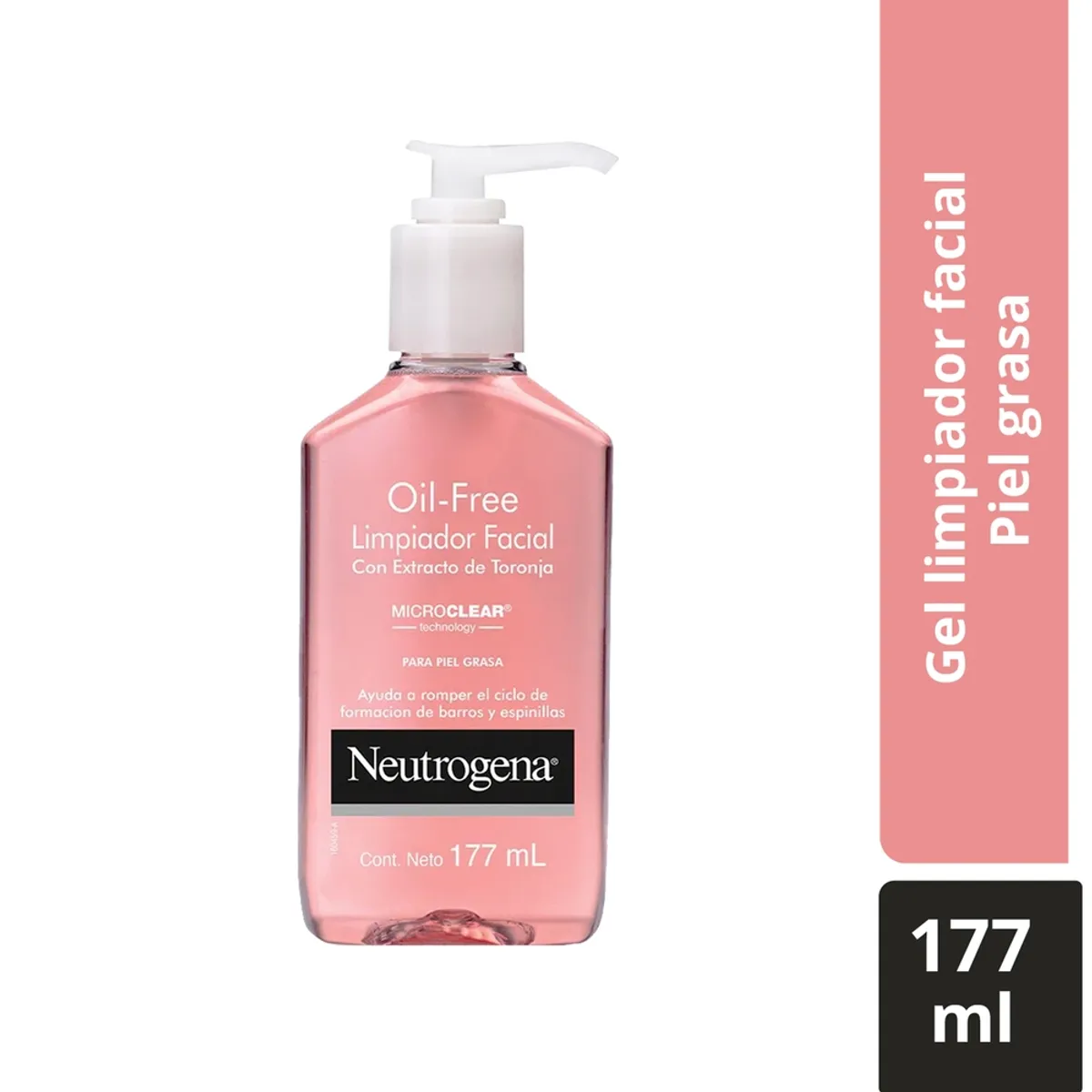 NEUTROGENA - Limpiador Facial Neutrogena Pink Grapefruit Envase 177 mL