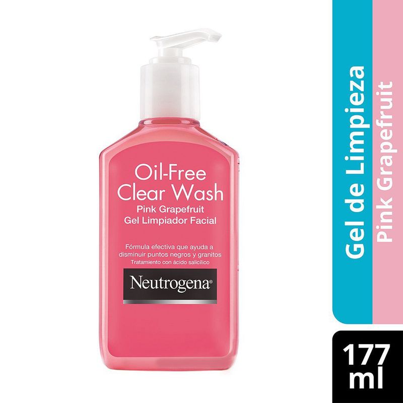 NEUTROGENA - Gel Facial Neutrogena Rosado Grapefruit Envase 177 mL