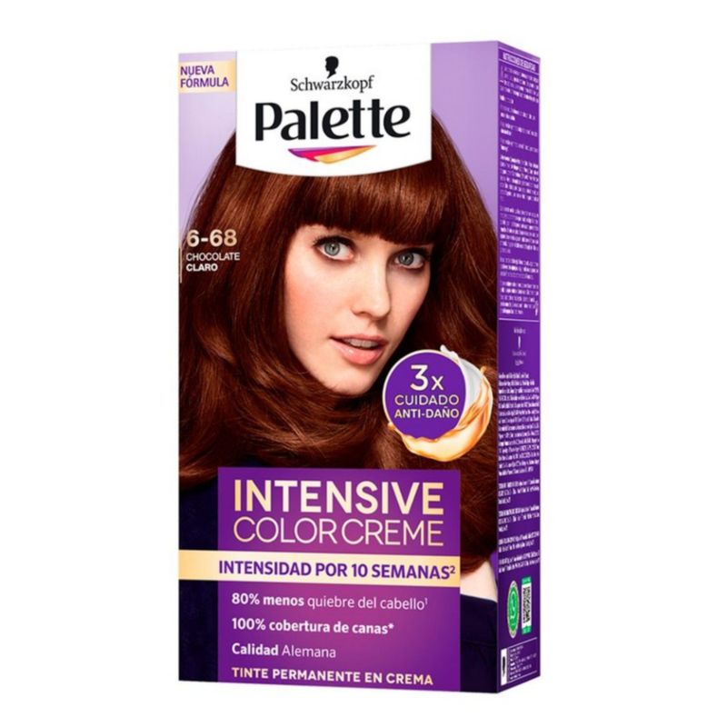 PALETTE - Kit Tinte Capilar Palette 668 Chocolate Claro