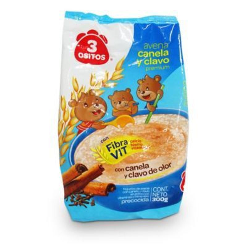 3 OSITOS - Avena Canela Y Clavo De Olor 3 Ositos 300 g