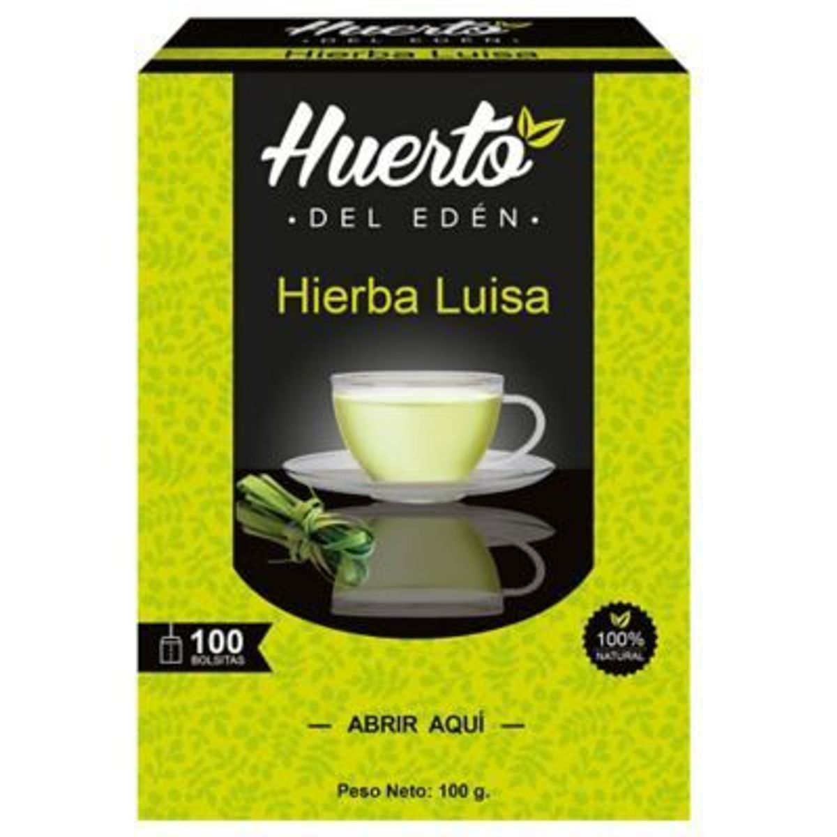 HUERTO DEL EDEN - Infusión Huerto del Eden Hierba Luisa Caja 100 Sobres
