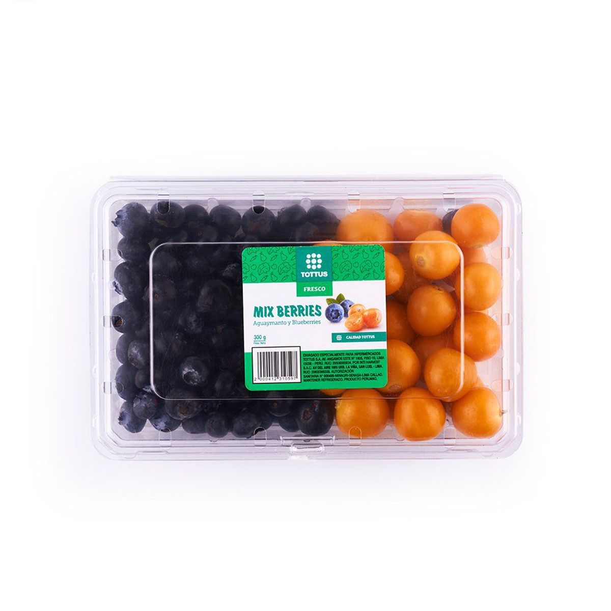TOTTUS FRUTAS - Mix Arándanos Y Aguaymanto Tottus Empaque 300 g