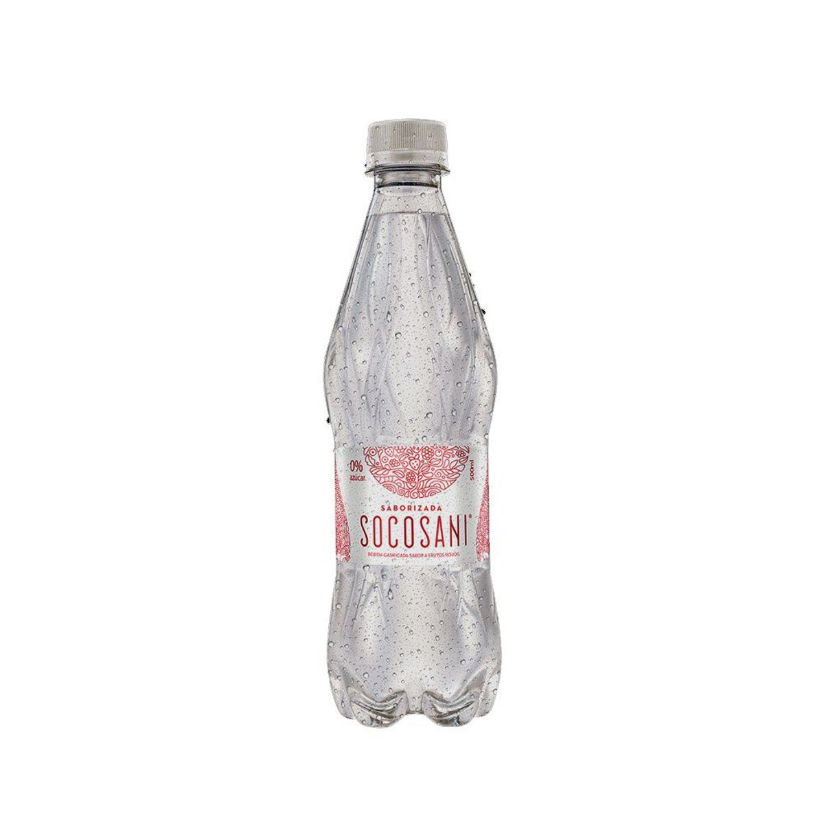 SOCOSANI - Agua Socosani Frutos Rojos Botella 500 mL