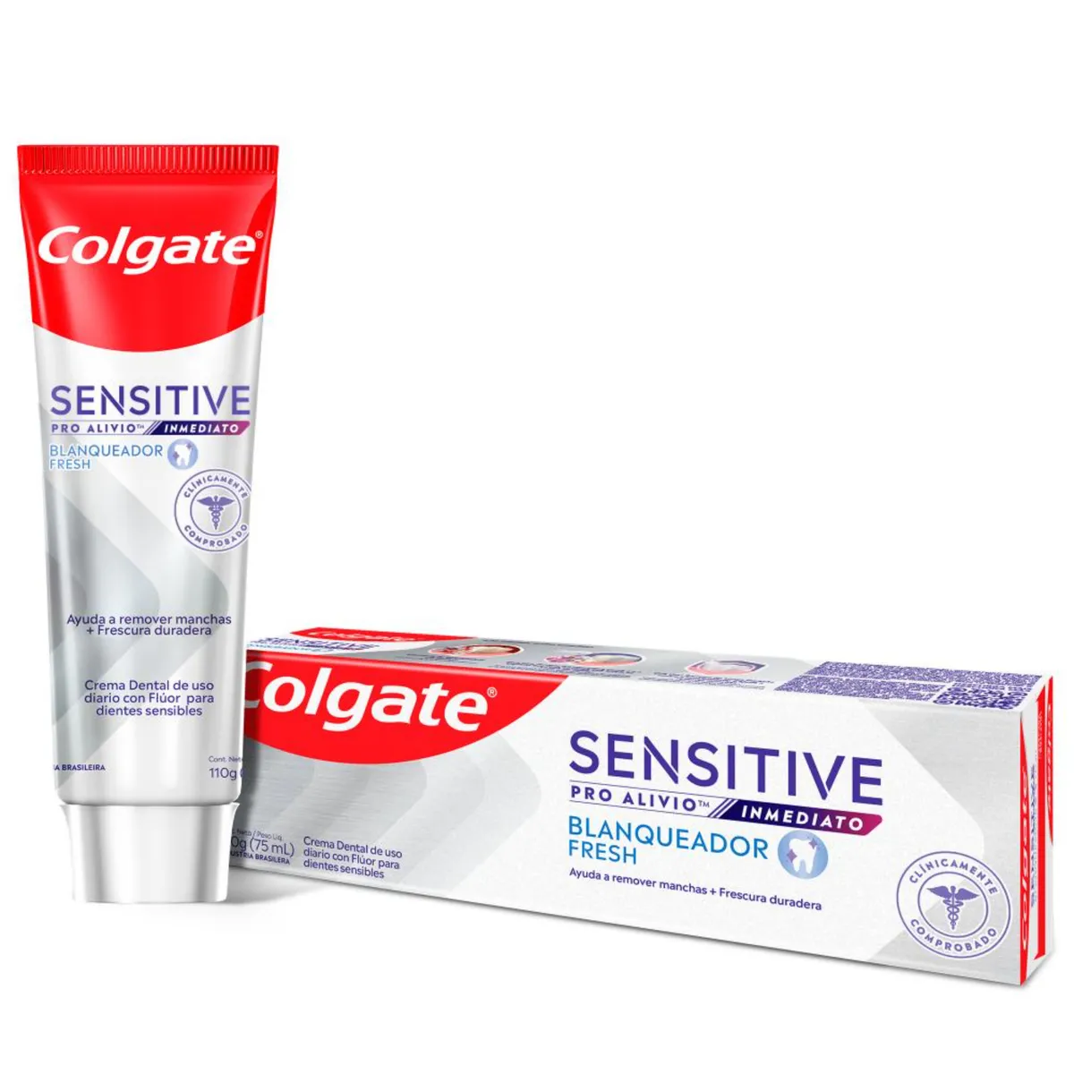 COLGATE - Crema Dental Sensibilidad Colgate Pro Alivio Inmediato Blanqueadora Fresh Envase 110 g