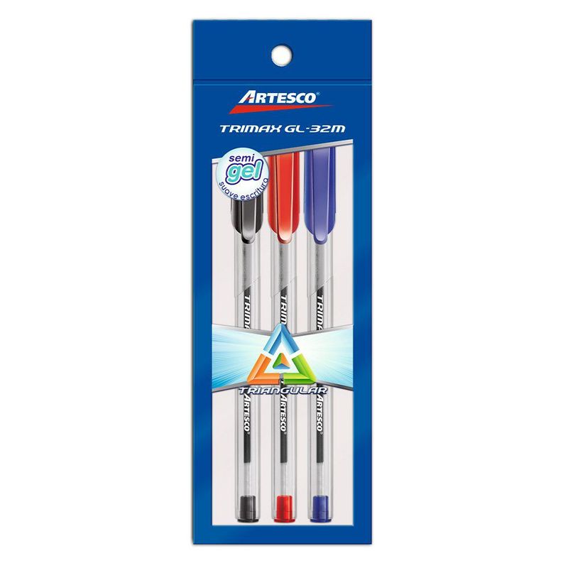 ARTESCO - Blist Boligrafo Trimax Gl-32 ANR X3