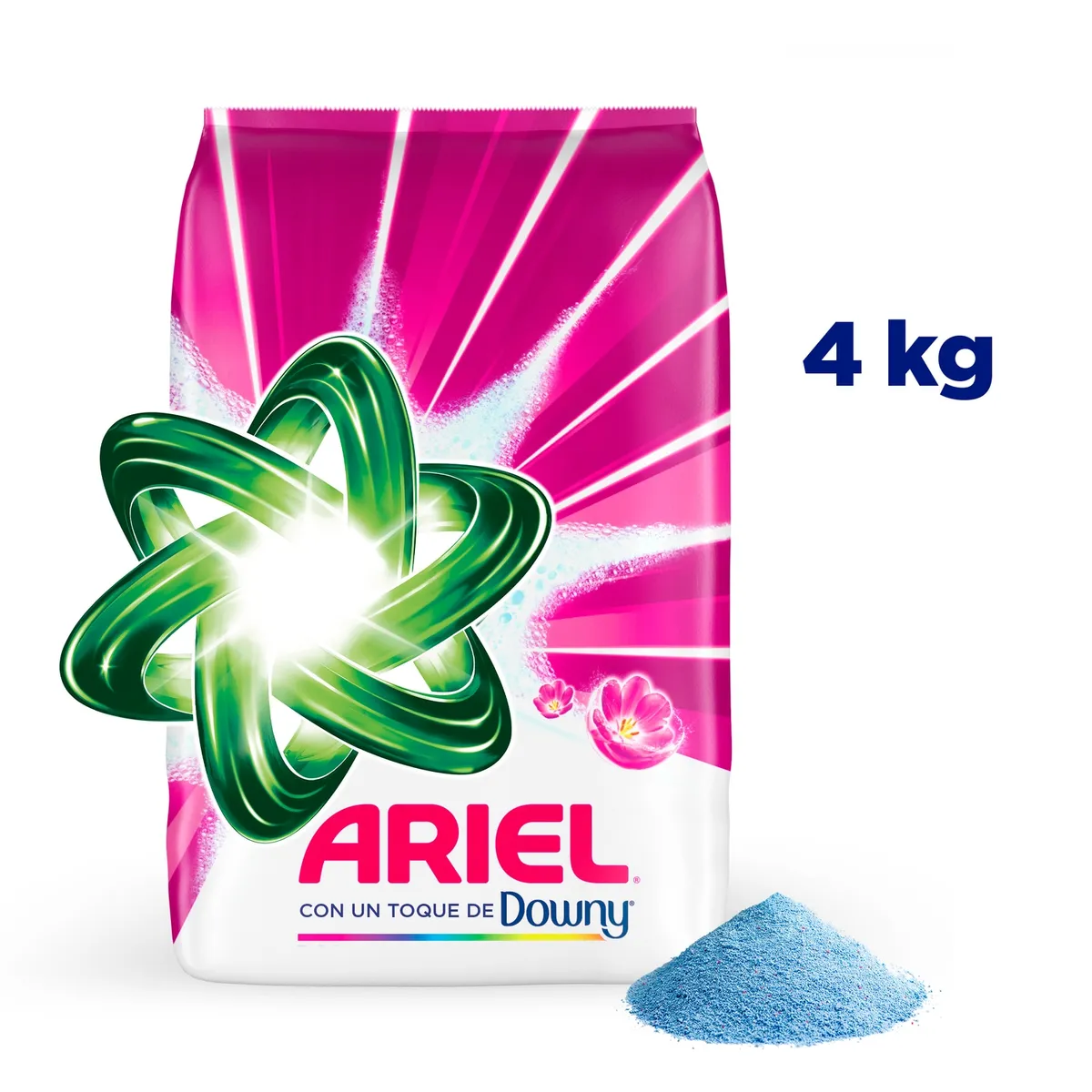 ARIEL - Detergente en Polvo Ariel Toque Downy Bolsa 4 Kg