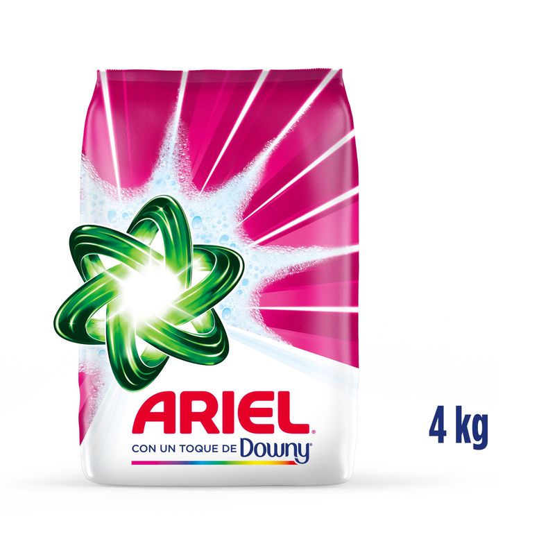 ARIEL - Detergente Ariel Polvo Toque Downy Bolsa 4 Kg