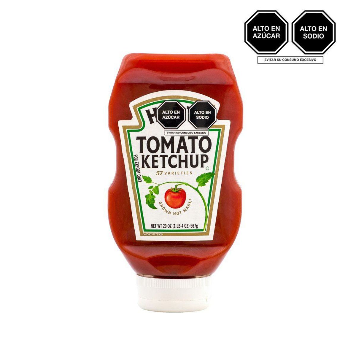 HEINZ - SALSA TOMATE KETCHUP PETX 567GR