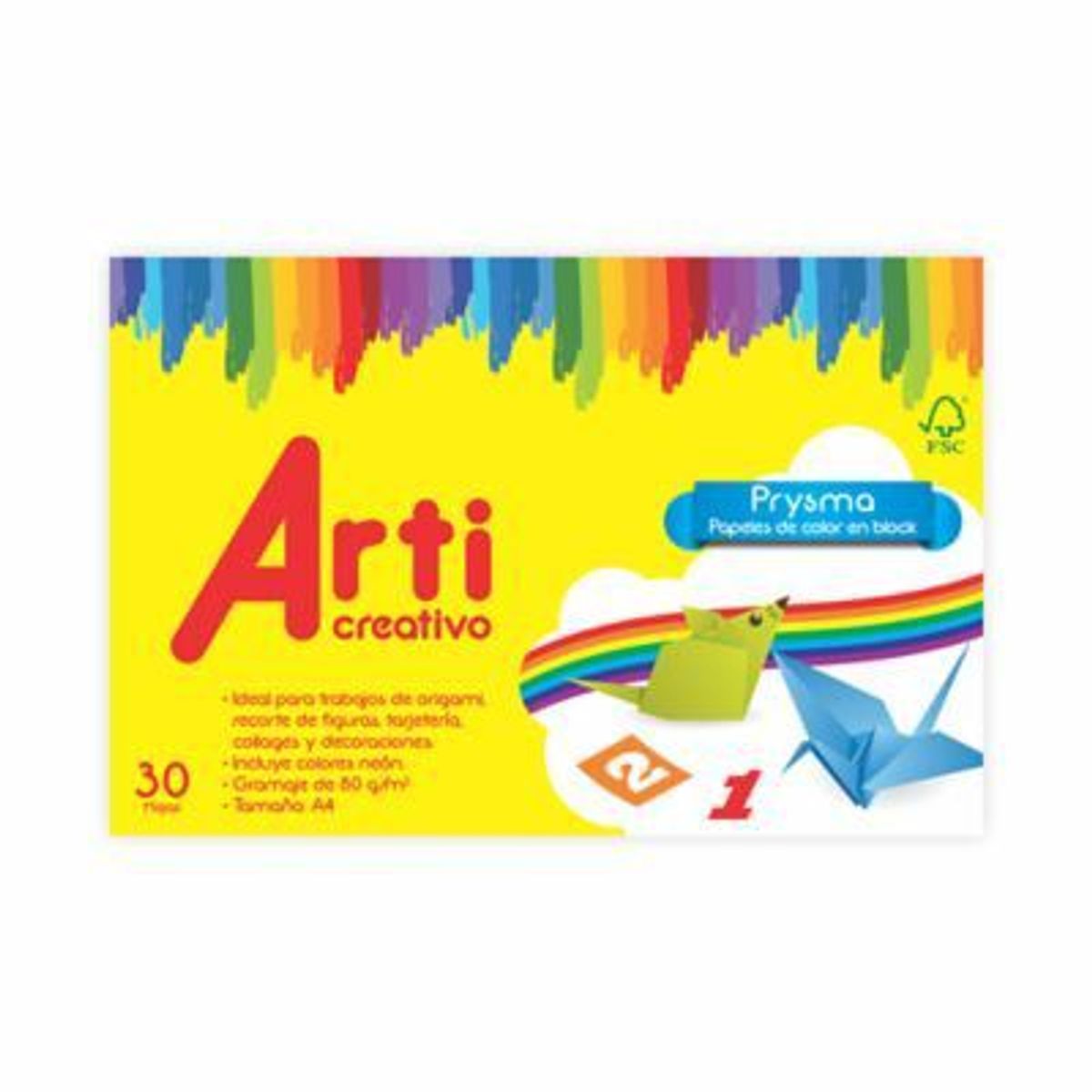 ARTI CREATIVO - Block Arti Creativo De Papel Prysma 30 Hojas