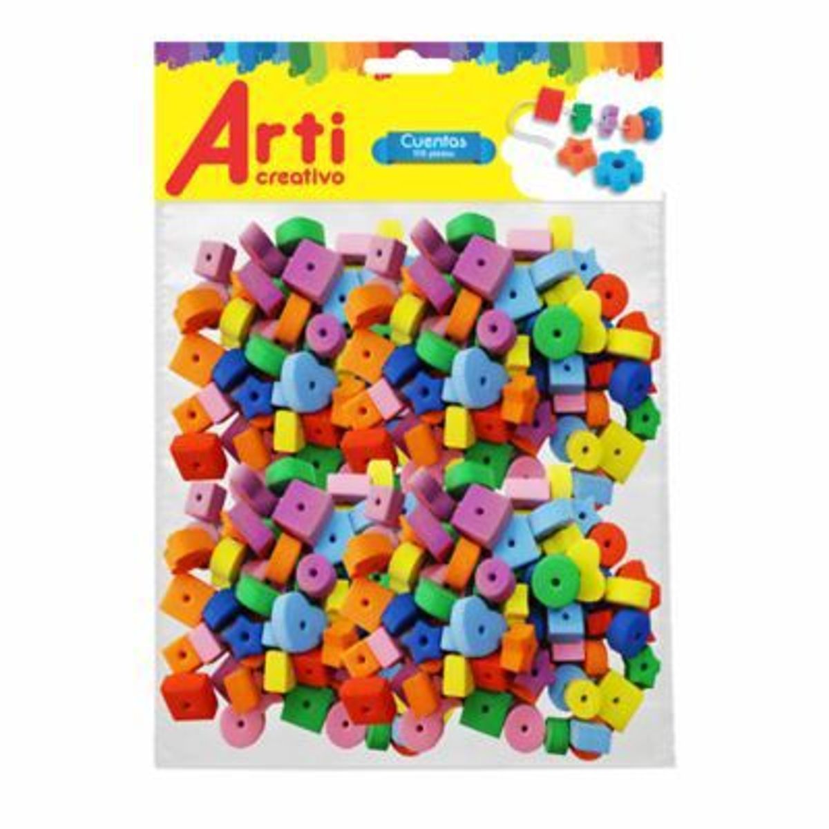 ARTI CREATIVO - Juego Didáctico Arti Creativo Cuentas 108 Piezas