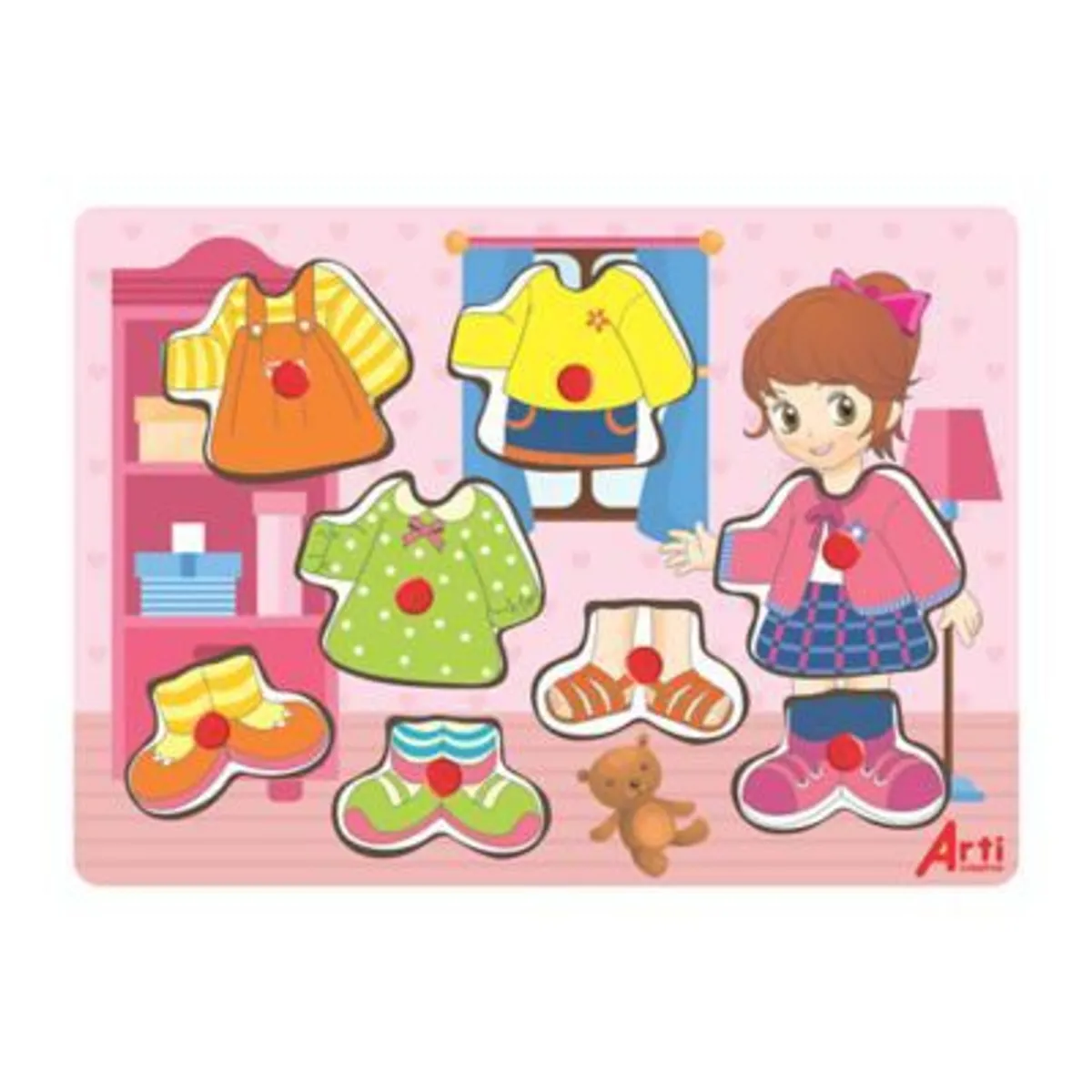 ARTI CREATIVO - Rompecabezas Arti Creativo Dress Up Niña
