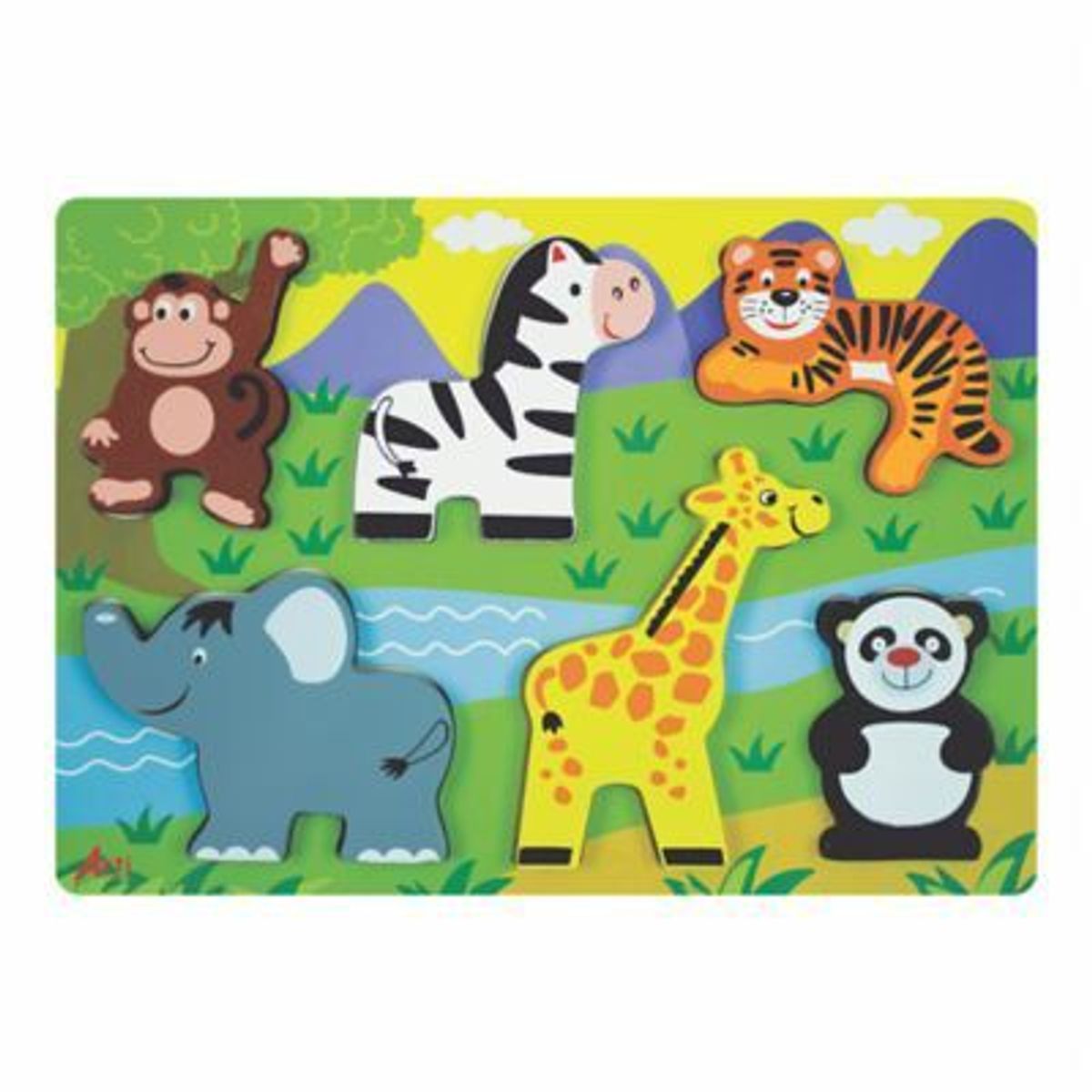 ARTI CREATIVO - Rompecabezas Arti Creativo La Selva 6 Piezas