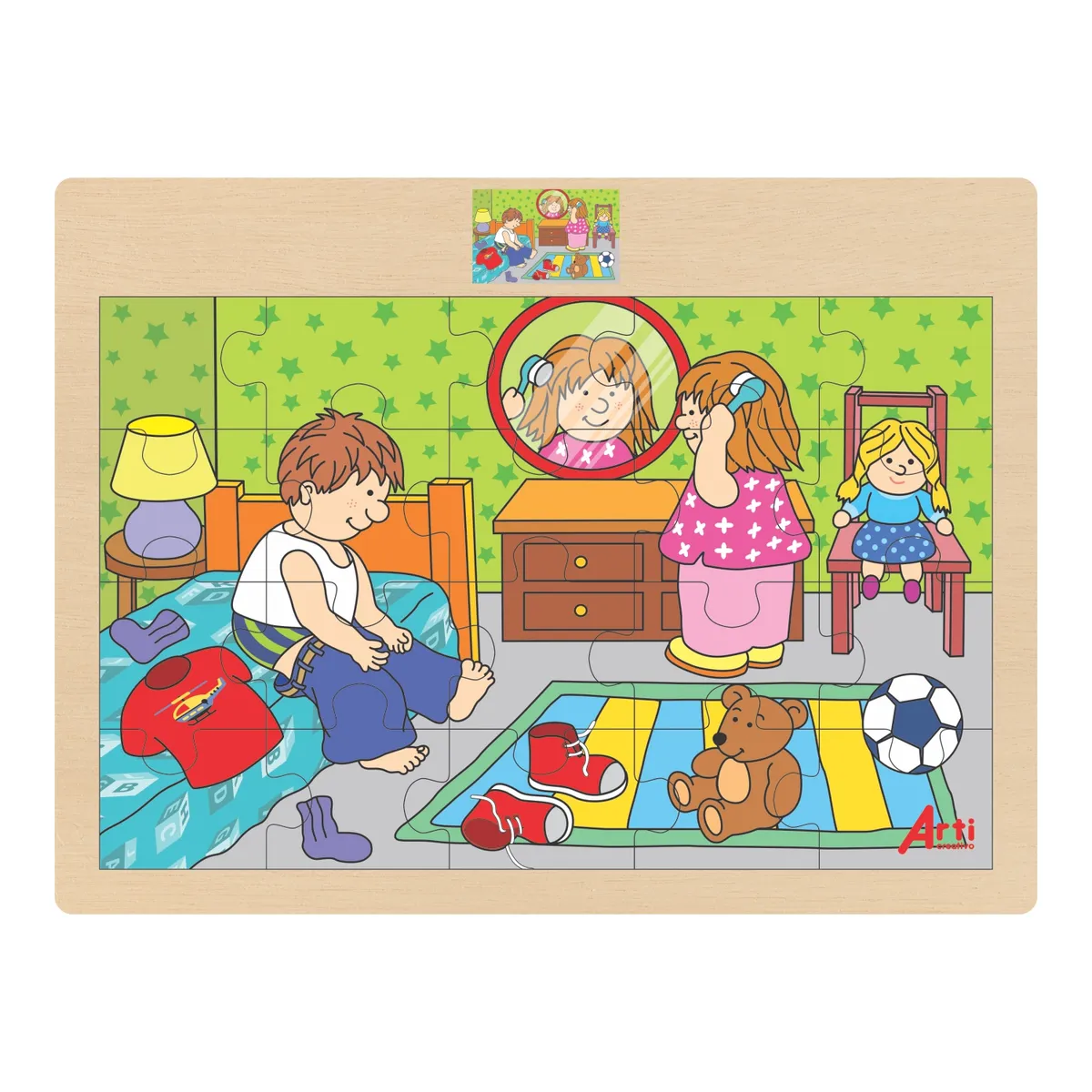 ARTI CREATIVO - Rompecabezas Arti Creativo Buenos Días 20 Piezas