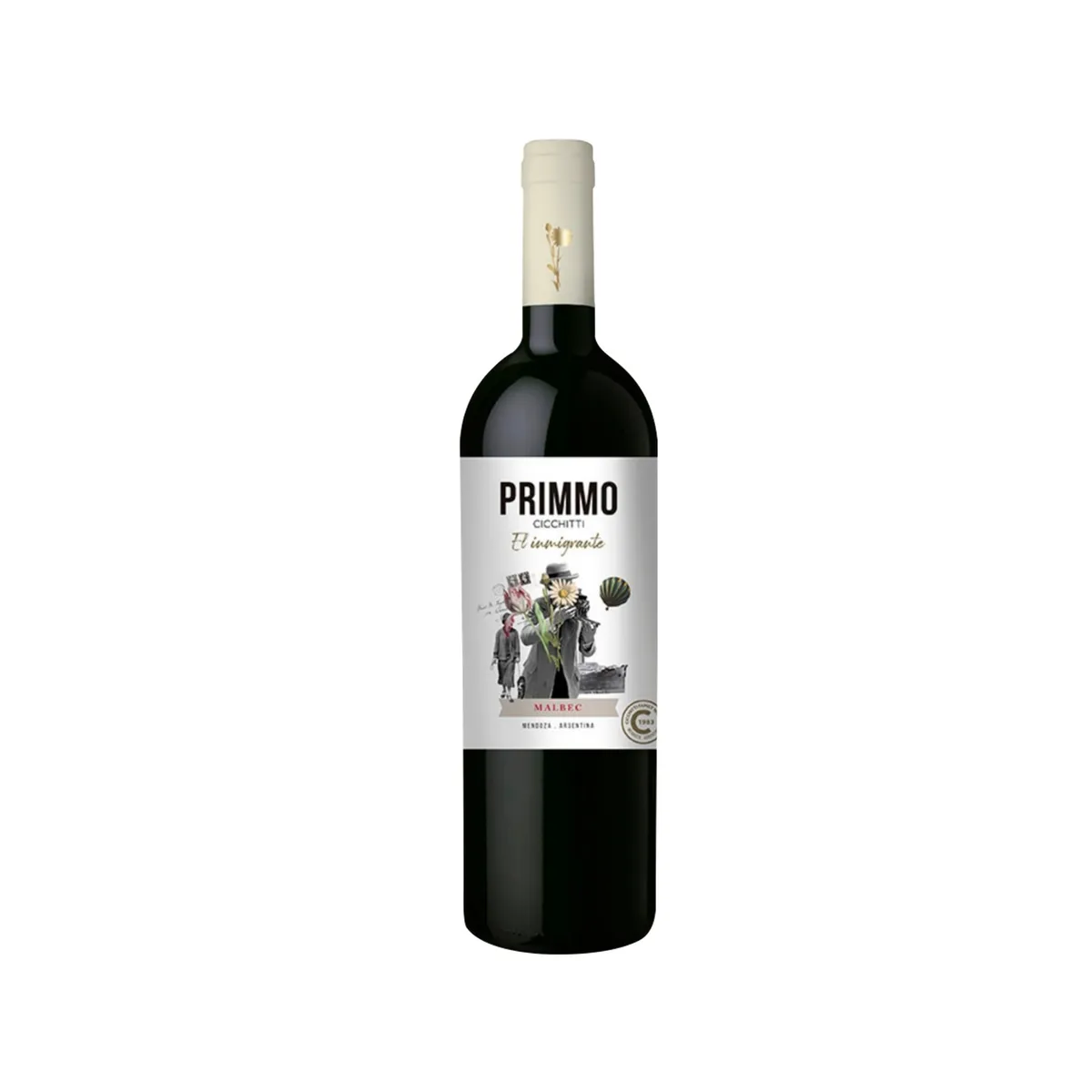 CICCHITTI - Vino Tinto Malbec Cicchitti Primmo Botella 750 mL