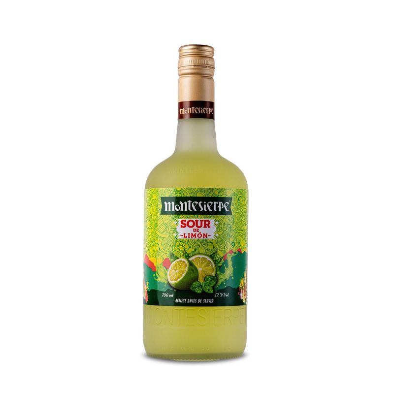 MONTESIERPE - Pisco Sour Montesierpe Limón Botella 700 mL