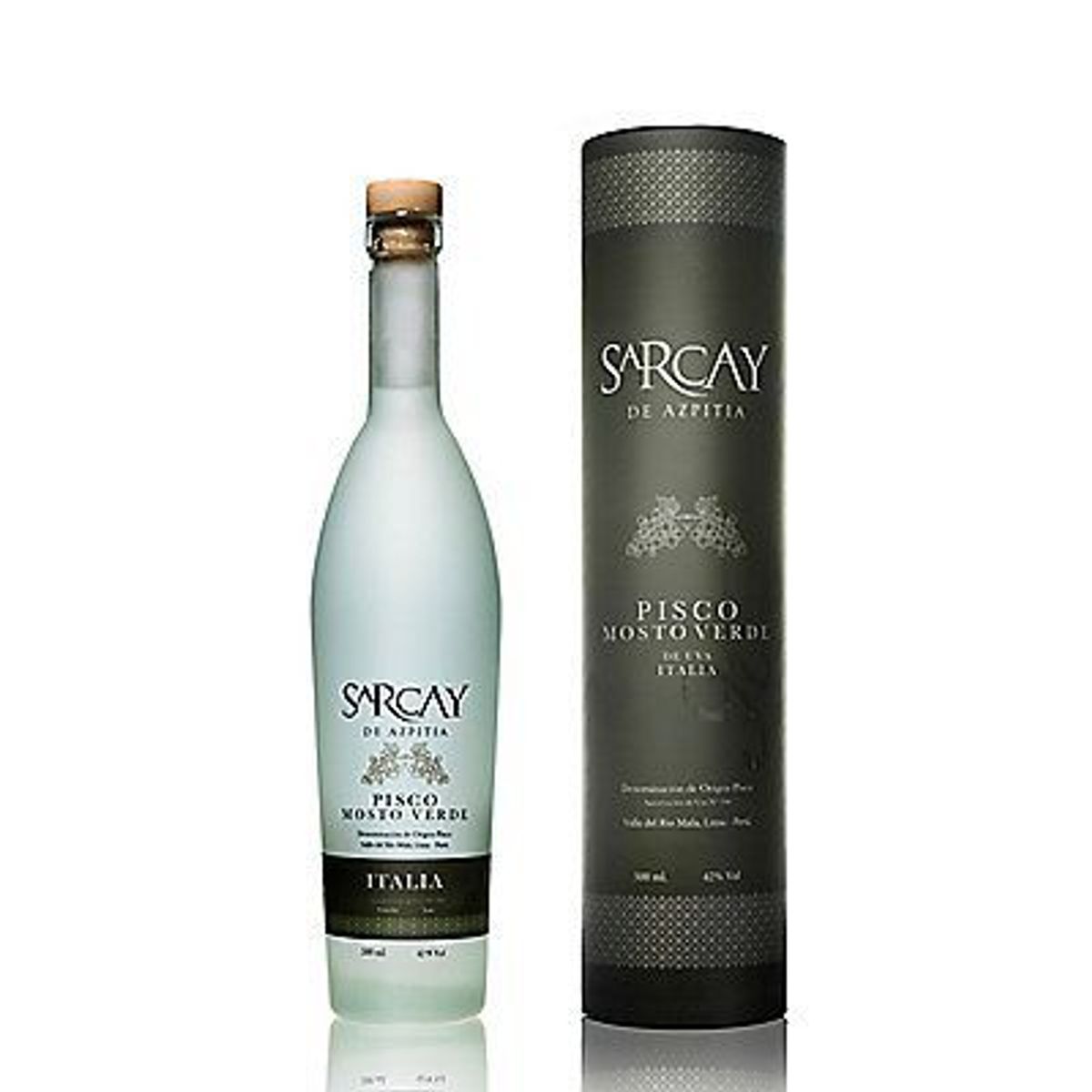 SARCAY - Pisco Mosto Verde Italia Sarcay Botella 500 mL