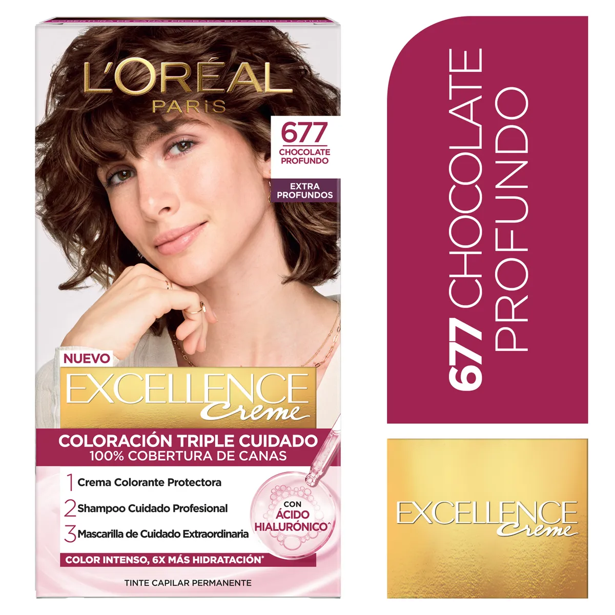 EXCELLENCE - Tinte Excellence Tono 677 Chocolate Profundo