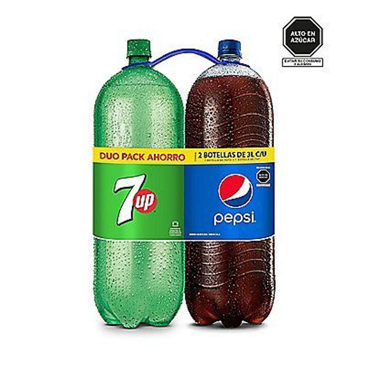 PEPSI - Gaseosa Pepsi 3 L + Seven Up 3 L