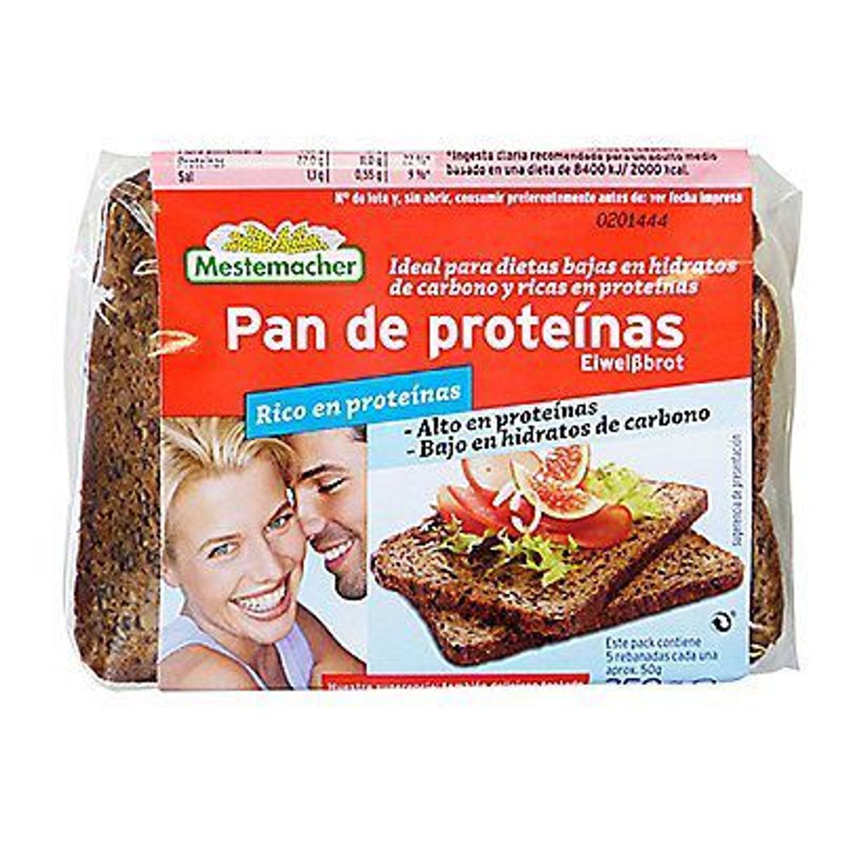 MESTEMACHER - Pan con Proteínas Mestemacher 250 g