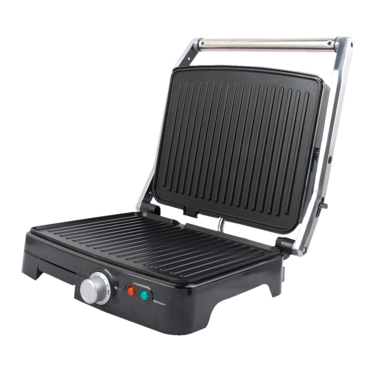 IMACO - Parrilla Eléctrica 1800W Blanca y Negra Ig2923