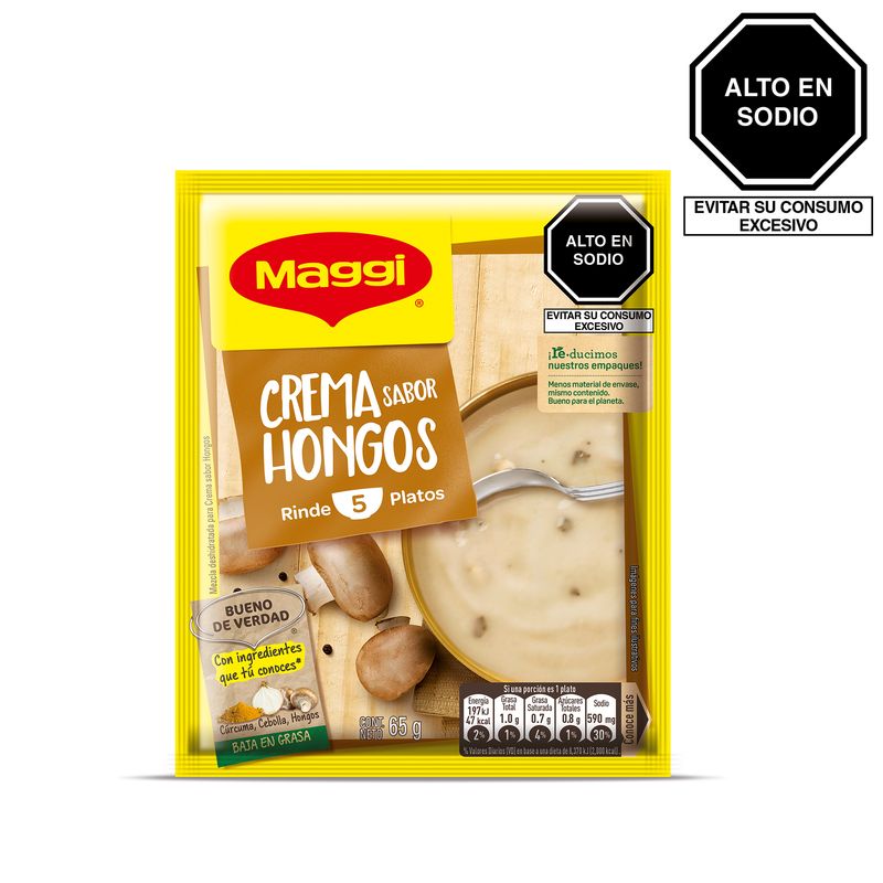 MAGGI - Crema Sabor Hongos Maggi Sobre 66 g