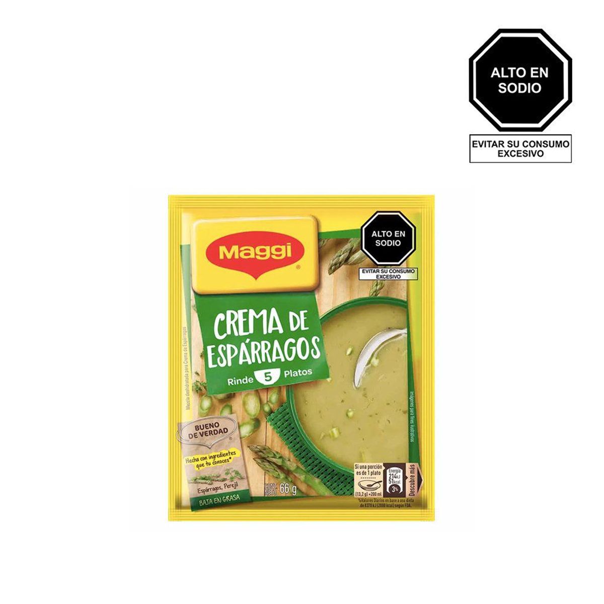 MAGGI - Crema Sabor Espárragos Maggi Sobre 66 g