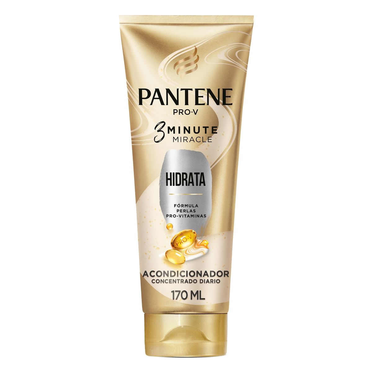 PANTENE - Acondicionador Pantene 3 Minute Miracle Hidrata Con Perlas Pro-vitaminas Envase 170 mL