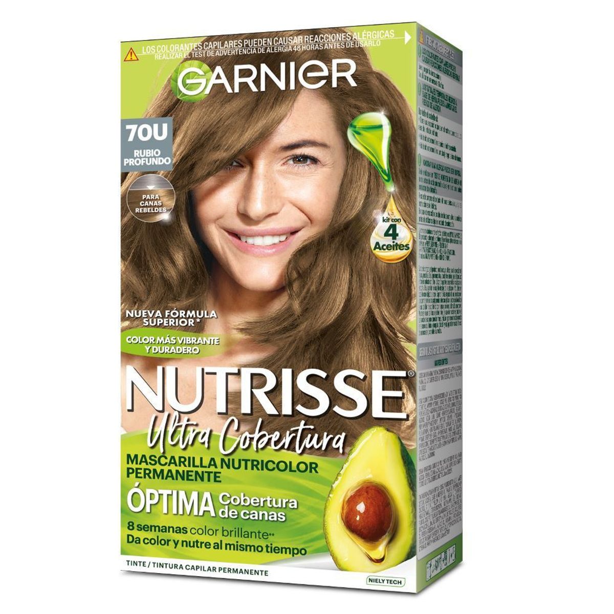 NUTRISSE - Tinte Nutrisse Tono 70 Rubio Profundo