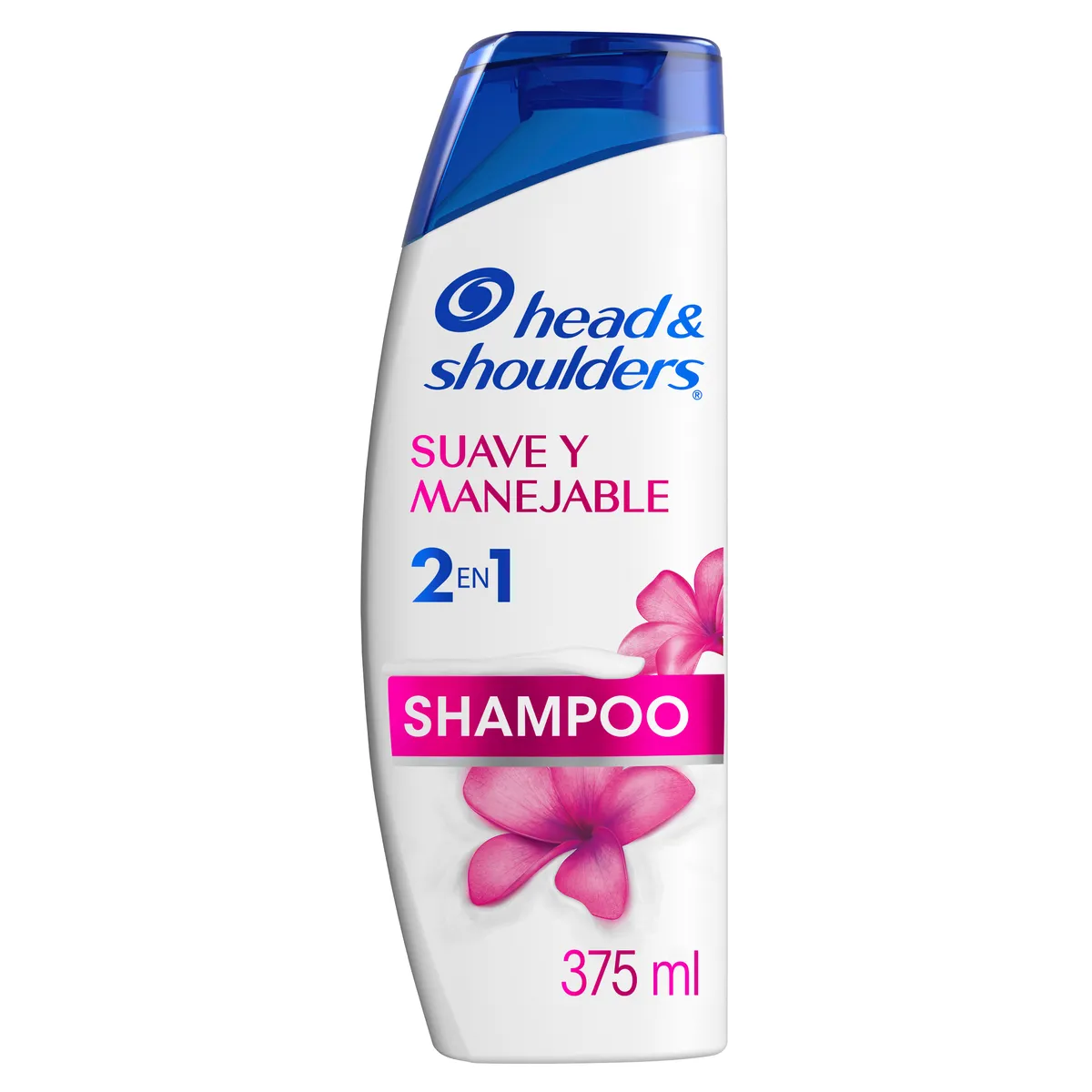 HEAD SHOULDERS - Shampoo 2 en 1 Head & Shoulders Suave y Manejable Botella 375 mL