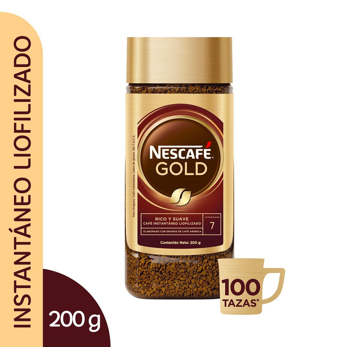 NESCAFE - Café Instantáneo Nescafé Gold Blend Envase 200 g