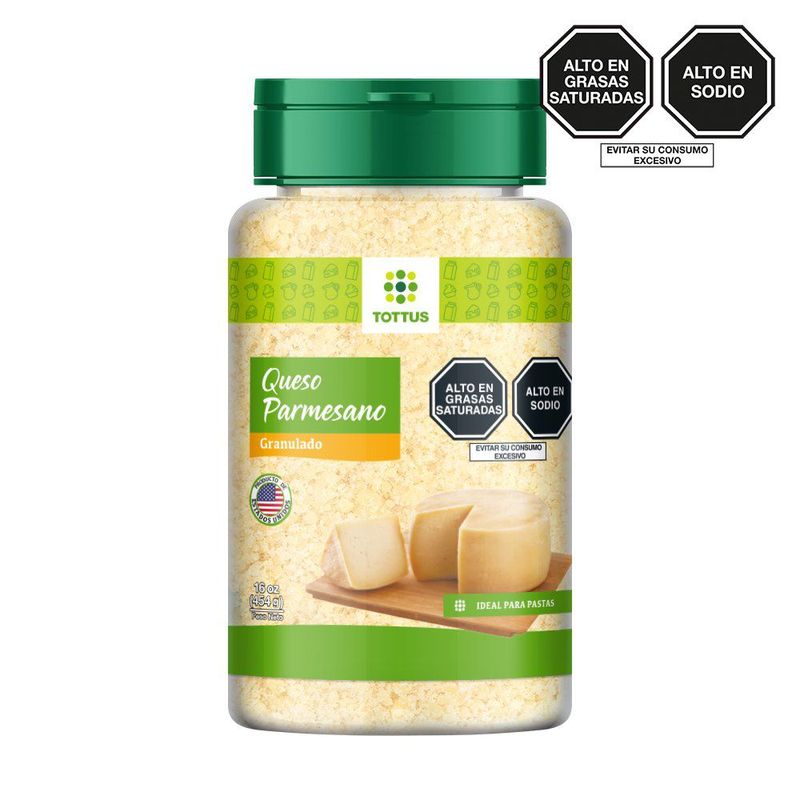 TOTTUS - Queso Parmesano Granulado Tottus
