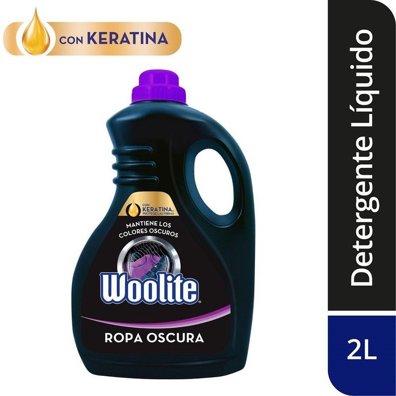 WOOLITE - Detergente Woolite Líquido Ropa Negra Oscura Envase 2 L
