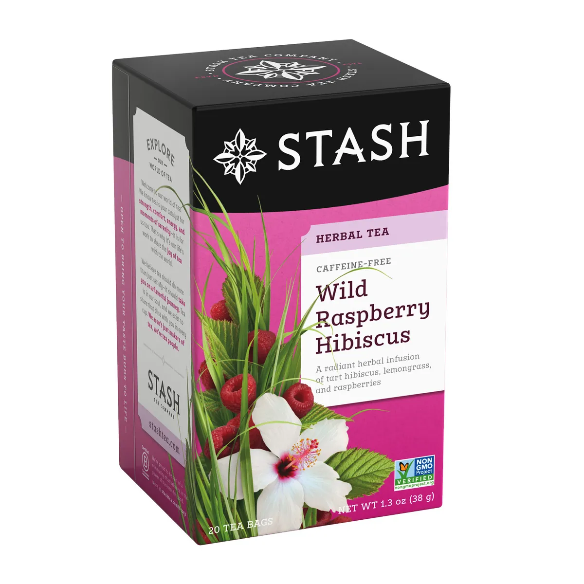 STASH - Infusión Stash Wild Raspberry Hibiscus Caja 20 Und