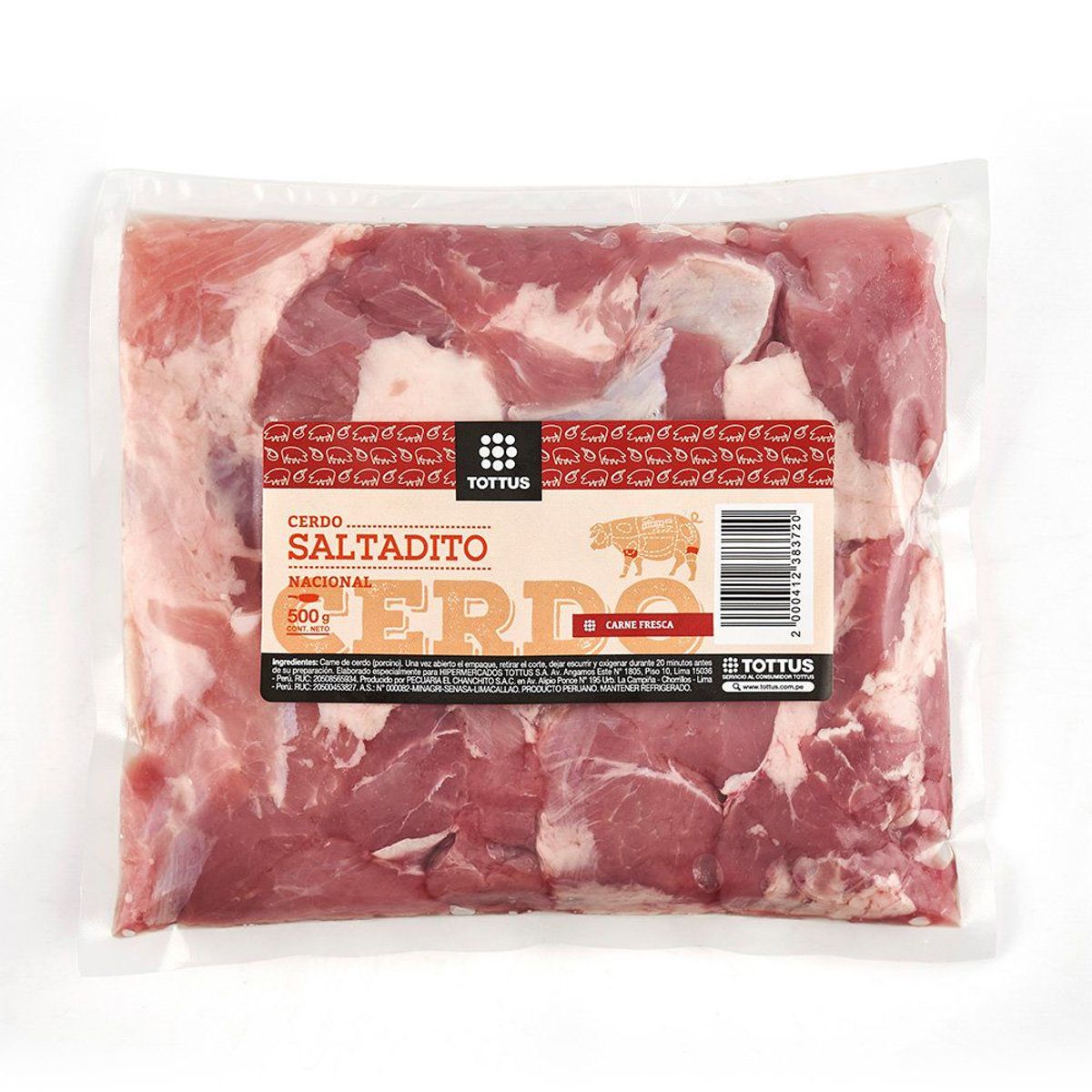 TOTTUS - Saltadito De Cerdo x 500 g