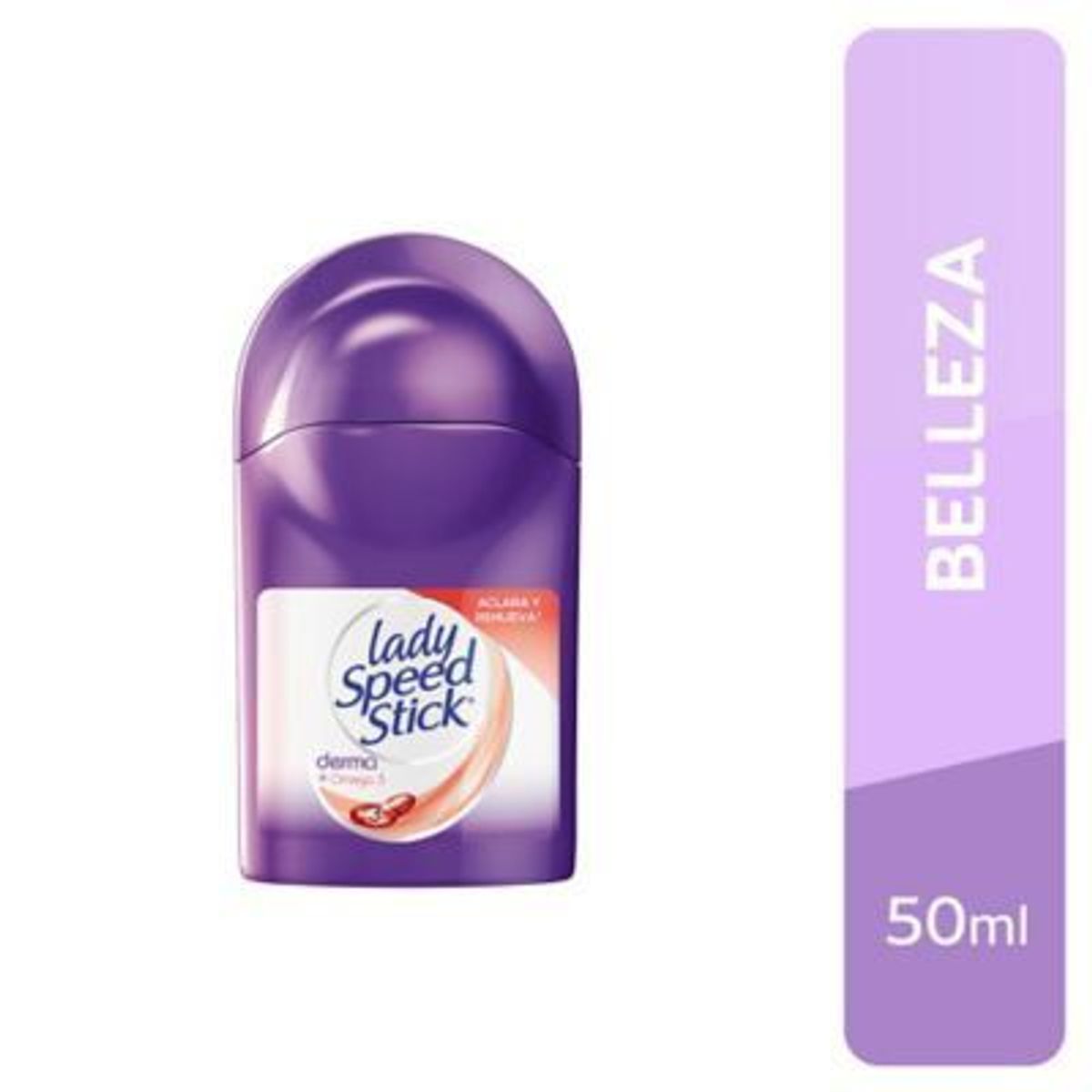 LADY SPEED STICK - Antitranspirante Roll On Lady Speed Stick Derma Omega 3 Envase 50 mL