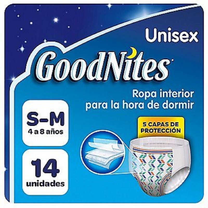 HUGGIES - Pañales Huggies Goodnites Talla M Empaque 14 Und