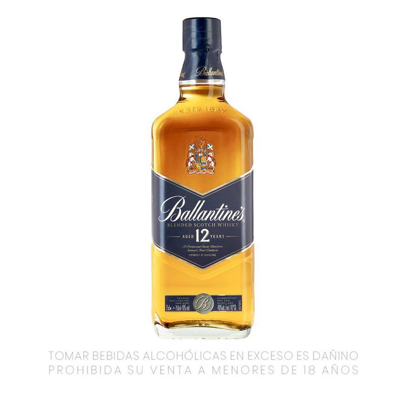 BALLANTINES - WHISKY BALLANTINES 12 ANOS CJ 750 ML