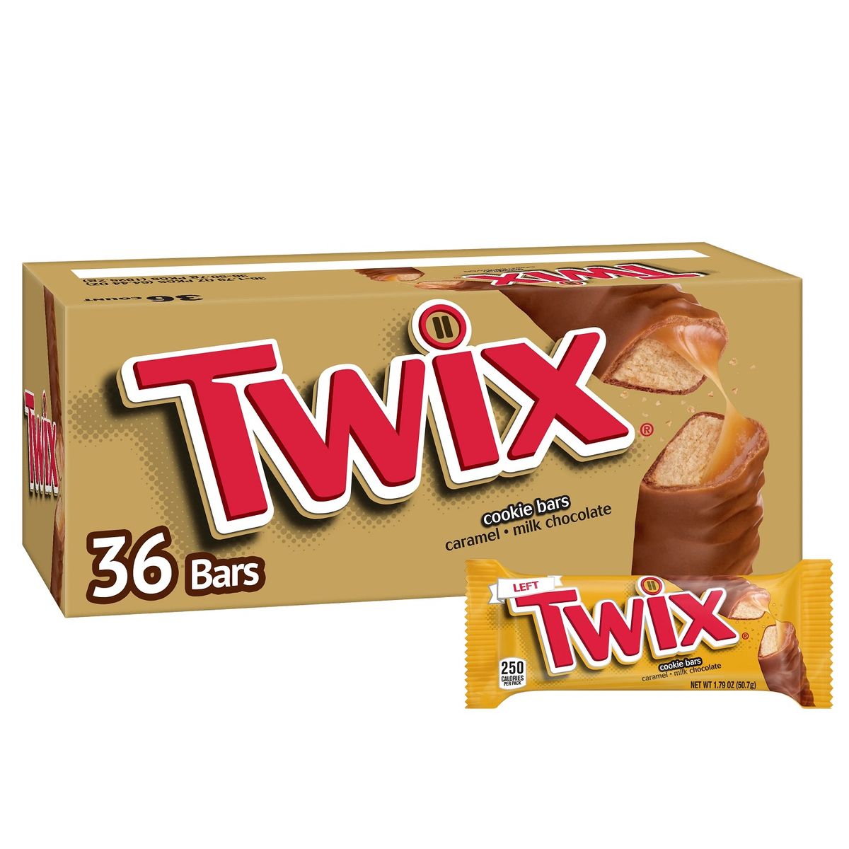TWIX - Barra de Chocolate Twix Display 36 Und