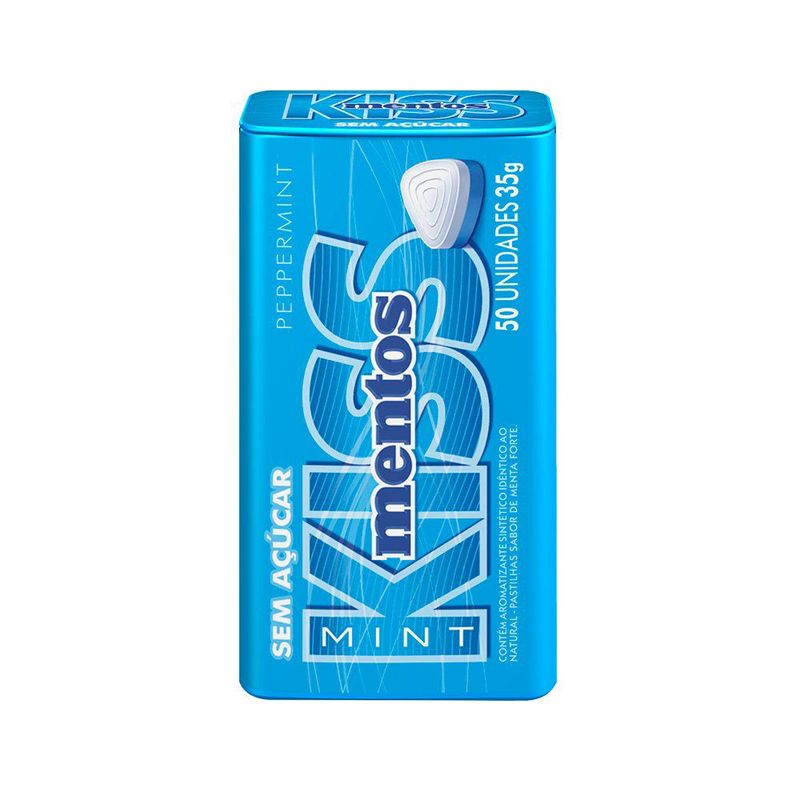 MENTOS - Caramelos Mentos Kiss Menta Display 12 Und