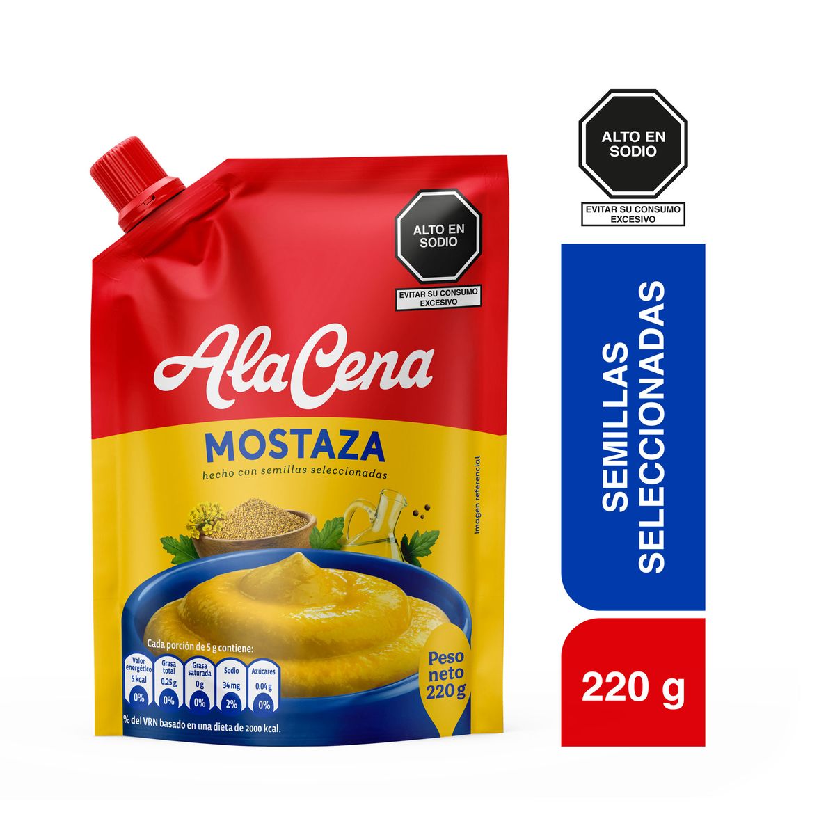 ALACENA - Mostaza Alacena Doypack 220 g
