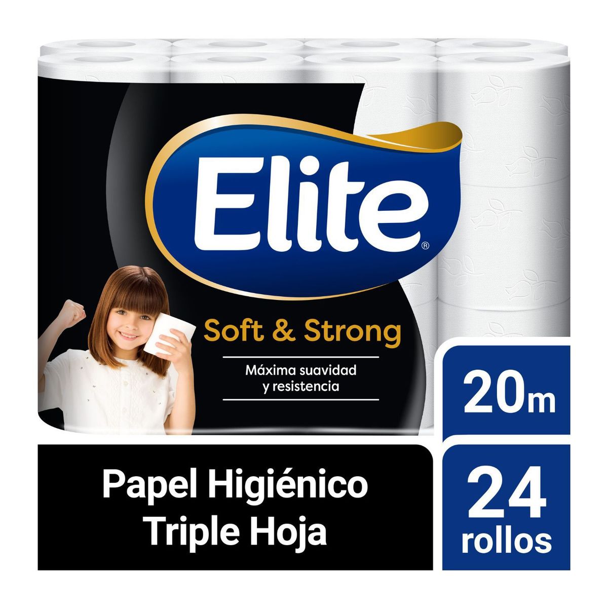 ELITE - Papel Higiénico Elite Premium Sensación Deluxe Empaque 24 Und