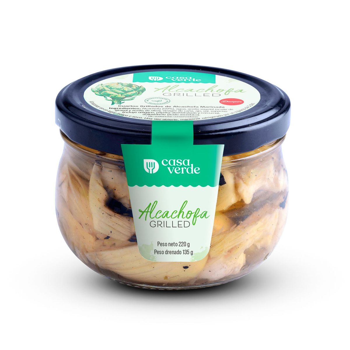 CASA VERDE - Alcachofa Casa Verde Grilled Envase 220 g
