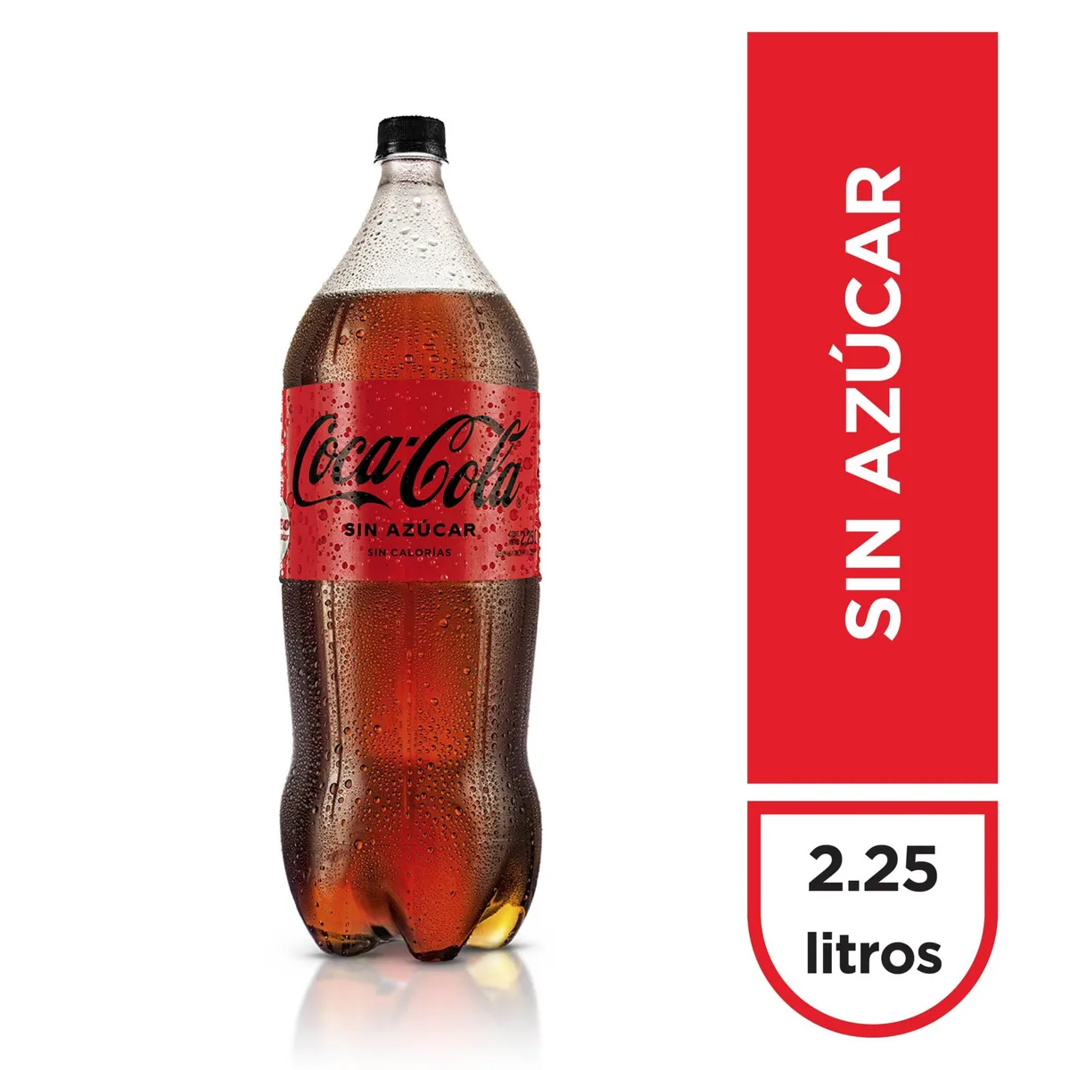 COCA COLA - Gaseosa Coca Cola Zero Botella 2.25 L