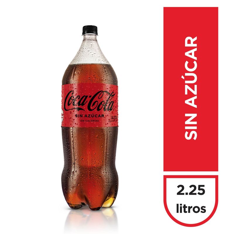 COCA COLA - Gaseosa Coca Cola Zero Botella 2.25 L