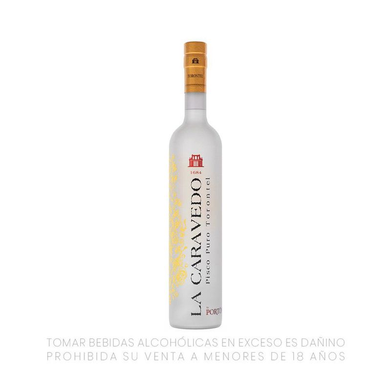 CARAVEDO - Pisco Torontel Caravedo Botella 750 mL